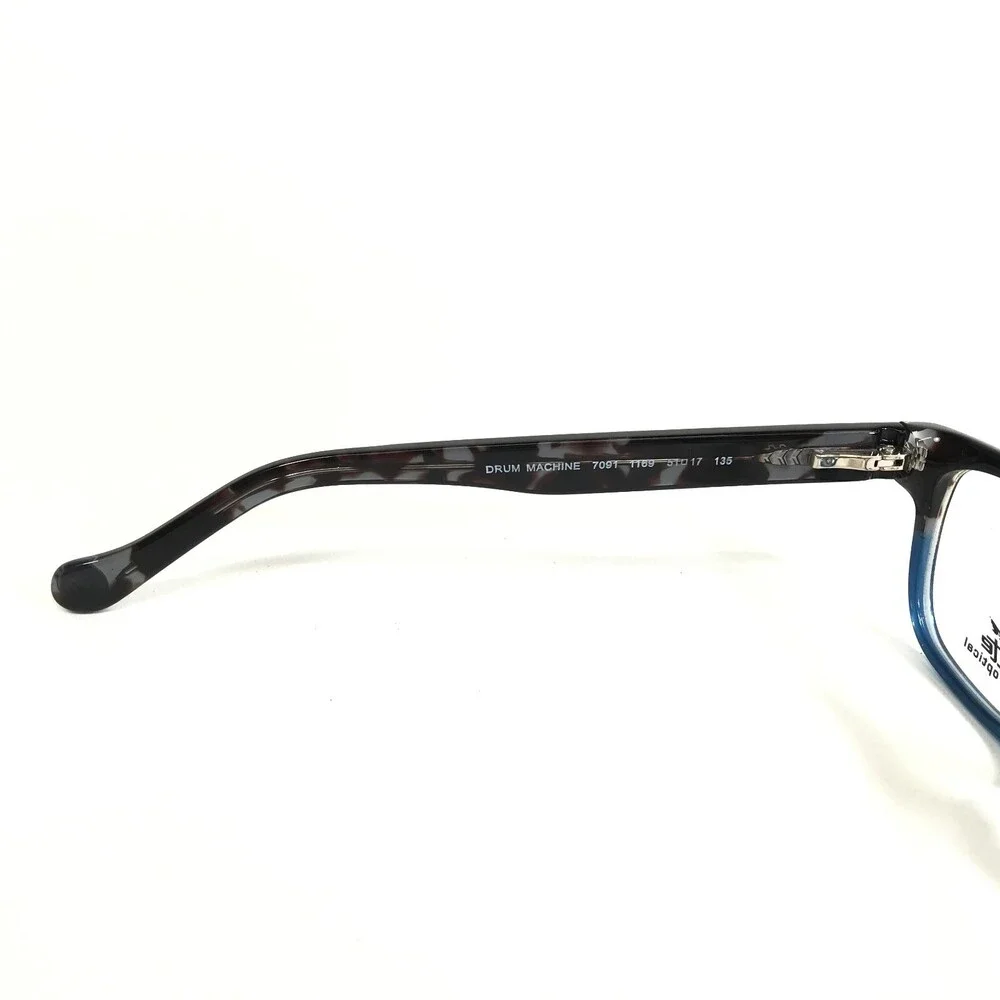 Arnette Eyeglasses Frames Drum Machine 7091 1169 Gray Tortoise Blue 51-17-135